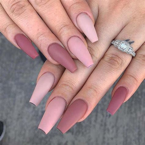 nude matt nails|Top 25 Nude Matte Nails to Stand The Best of Time